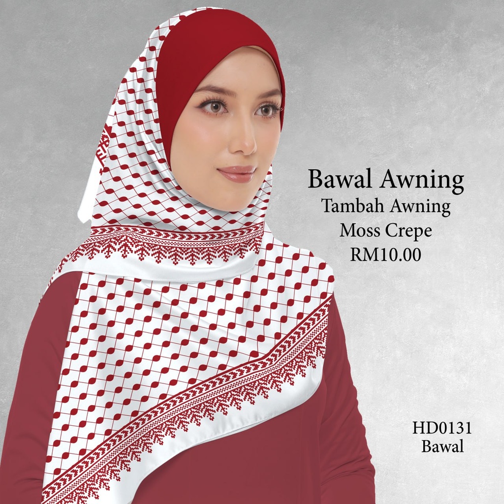 Tudung Bawal (Square Hijab) in HD0131