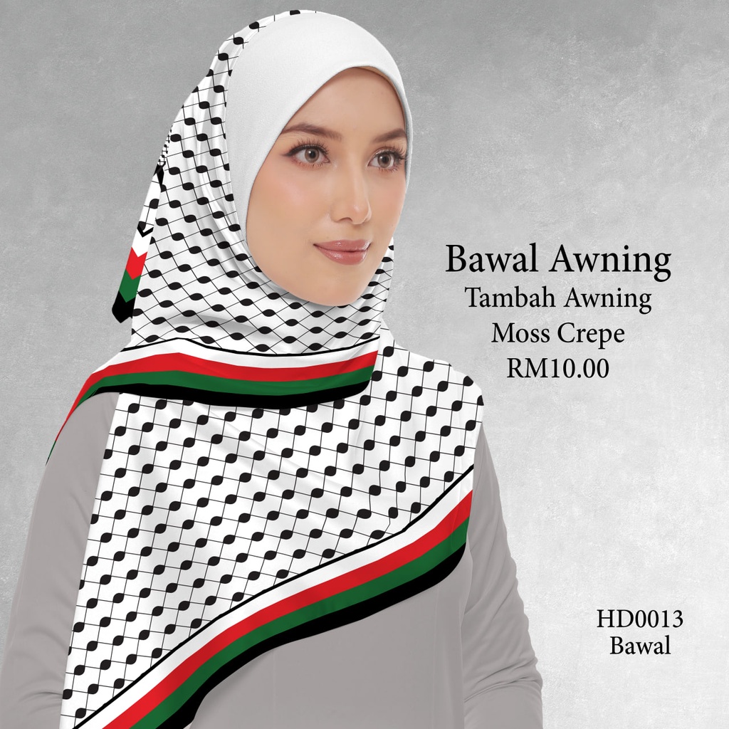 Tudung Bawal (Square Hijab) in HD0013