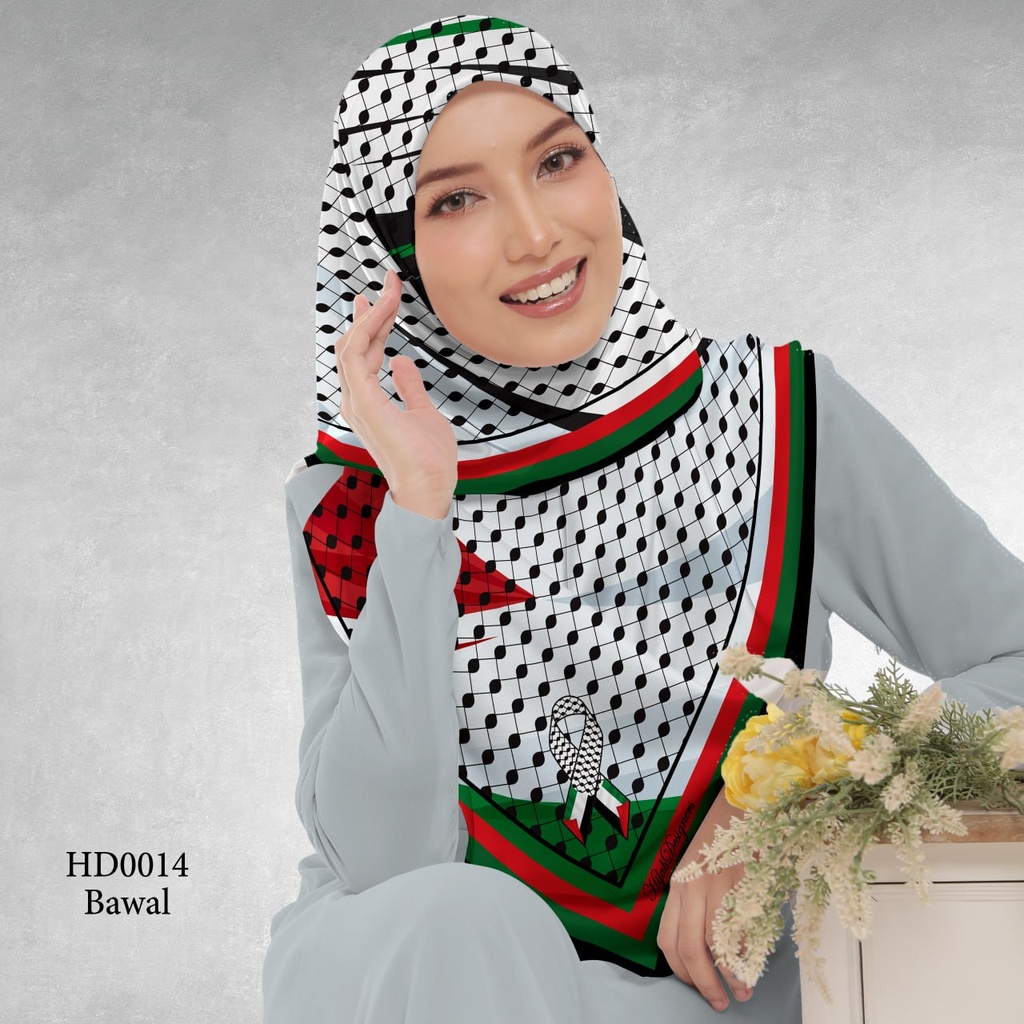 Tudung Bawal (Square Hijab) in HD0014