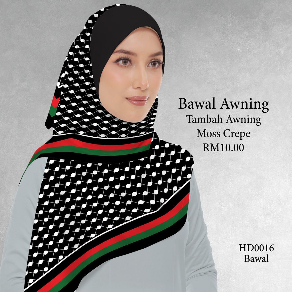 Tudung Bawal (Square Hijab) in HD0016