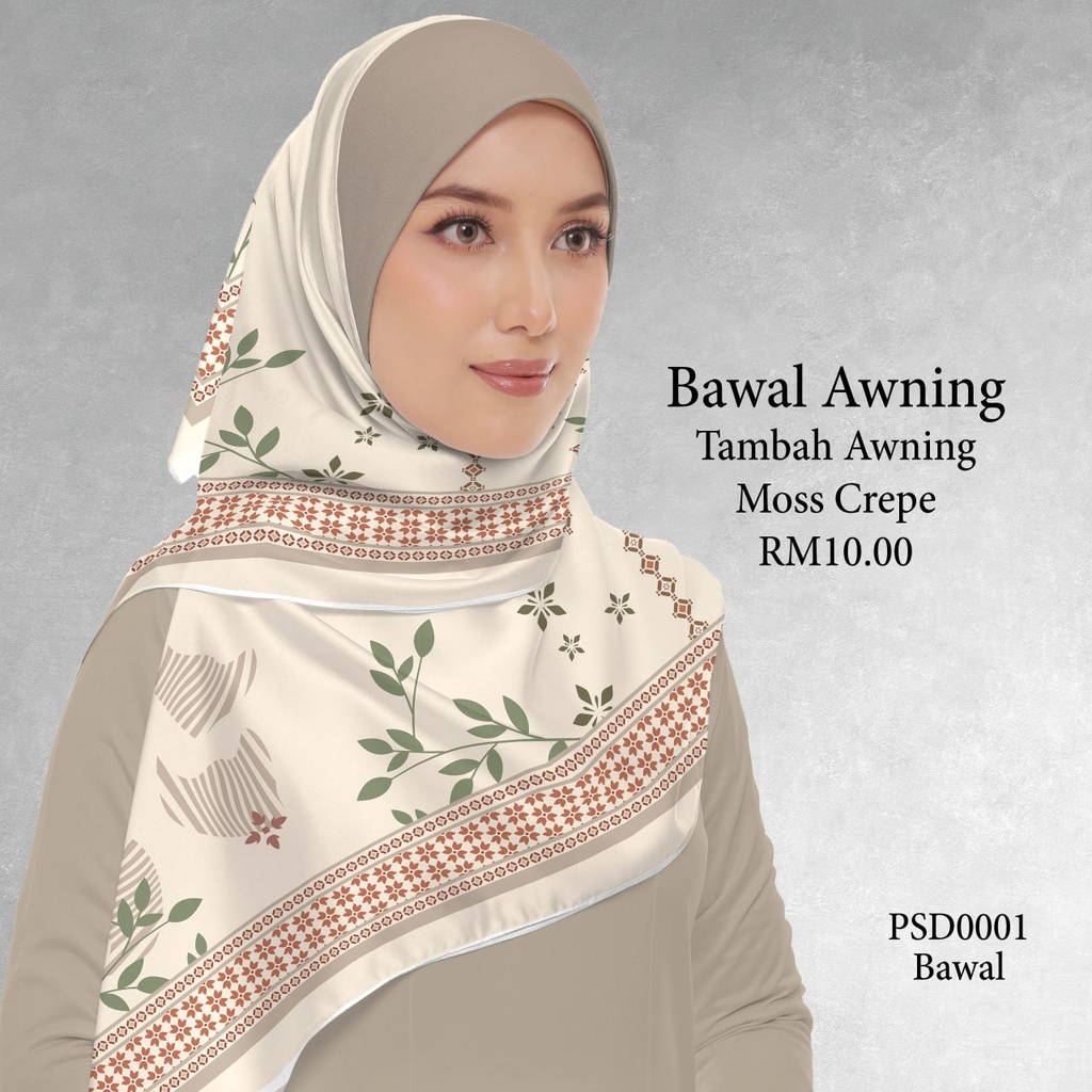 Tudung Bawal (Square Hijab) in PSD0001