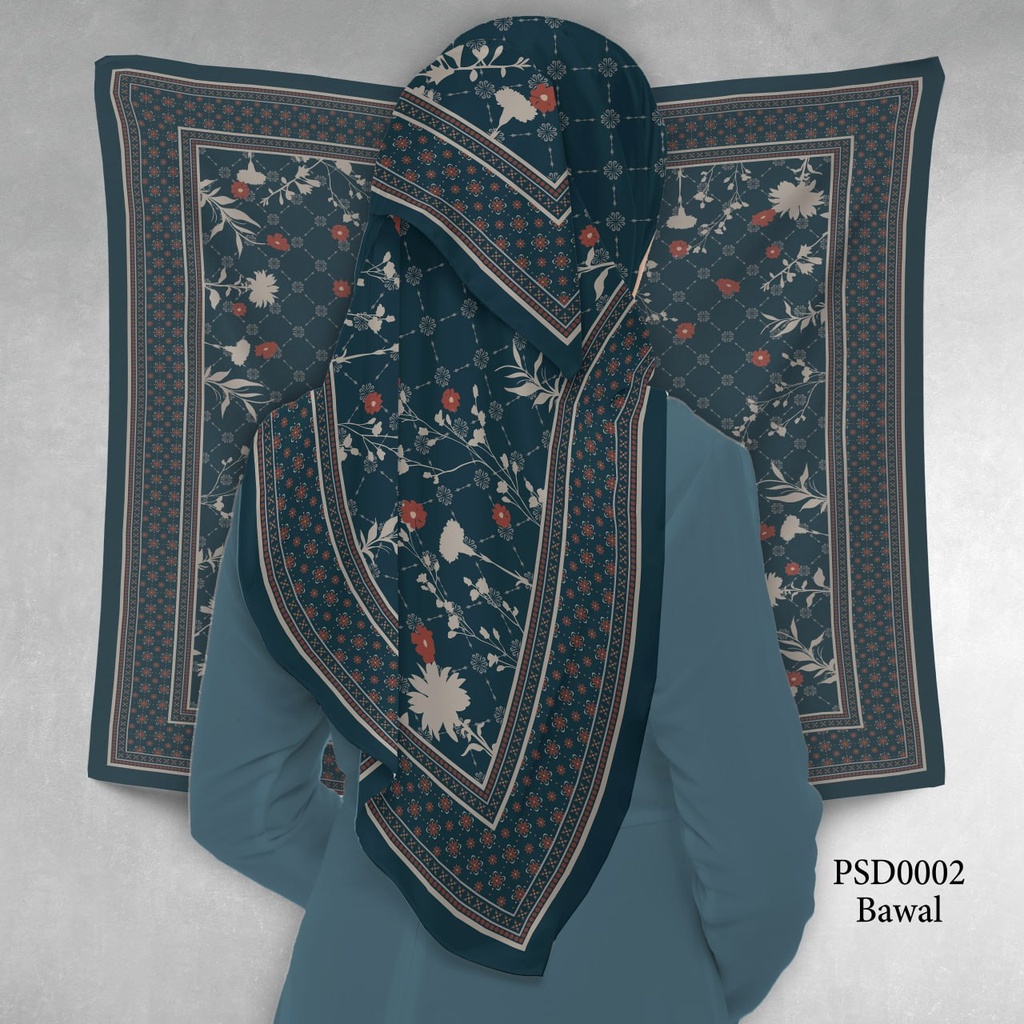 Tudung Bawal (Square Hijab) in PSD0002