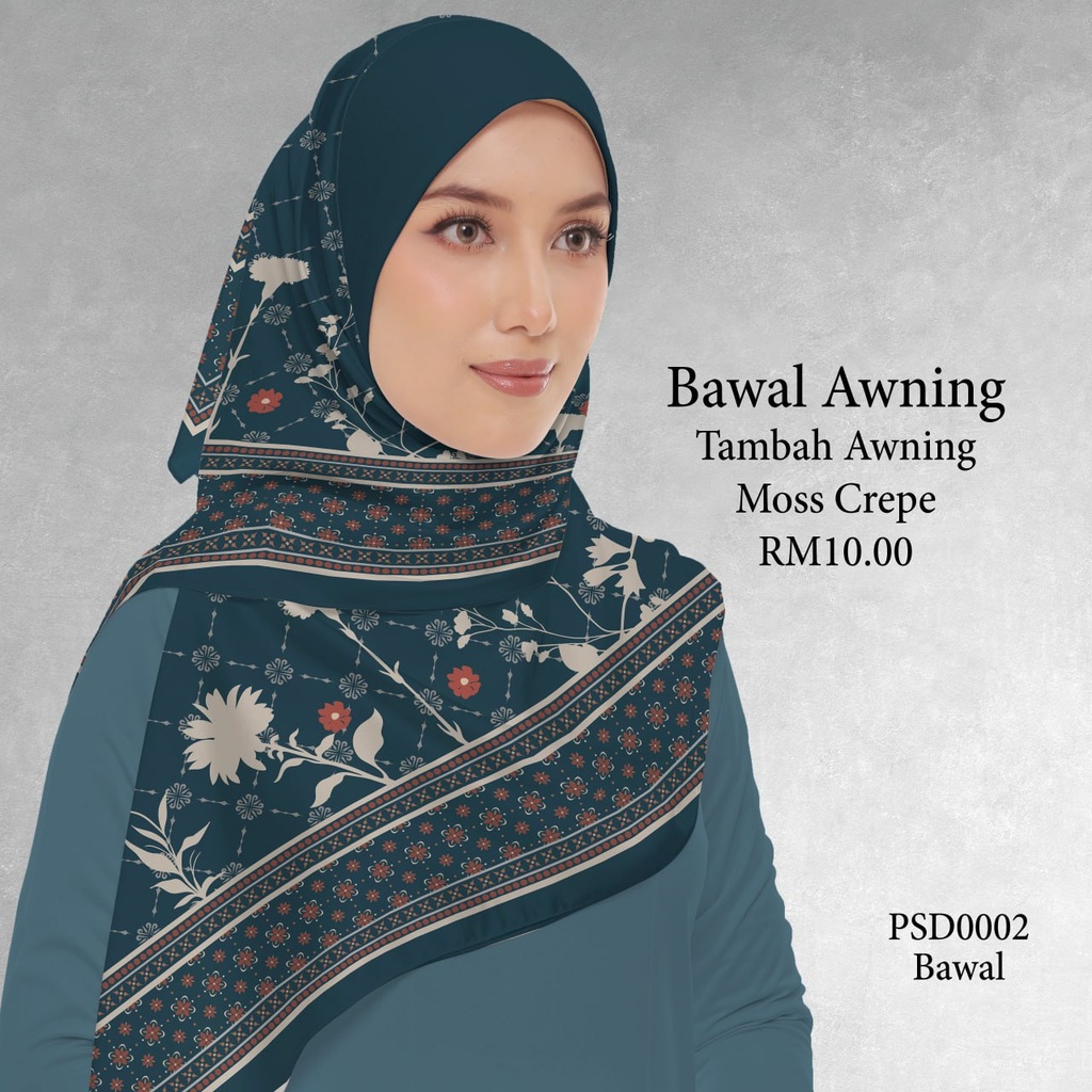 Tudung Bawal (Square Hijab) in PSD0002