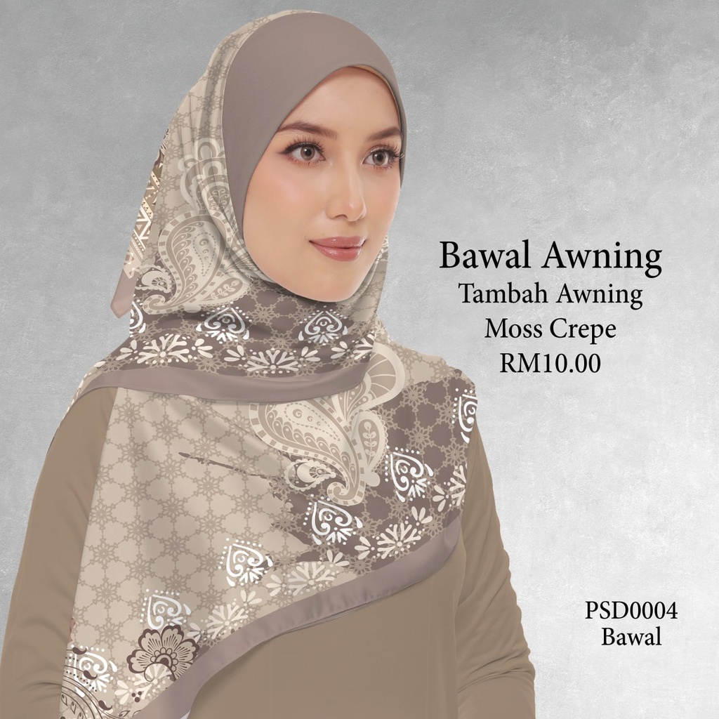 Tudung Bawal (Square Hijab) in PSD0004