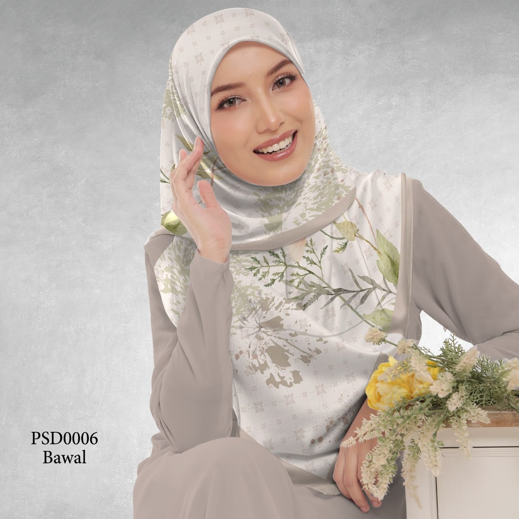 Tudung Bawal (Square Hijab) in PSD0006