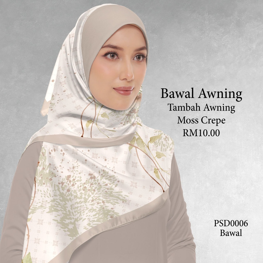 Tudung Bawal (Square Hijab) in PSD0006