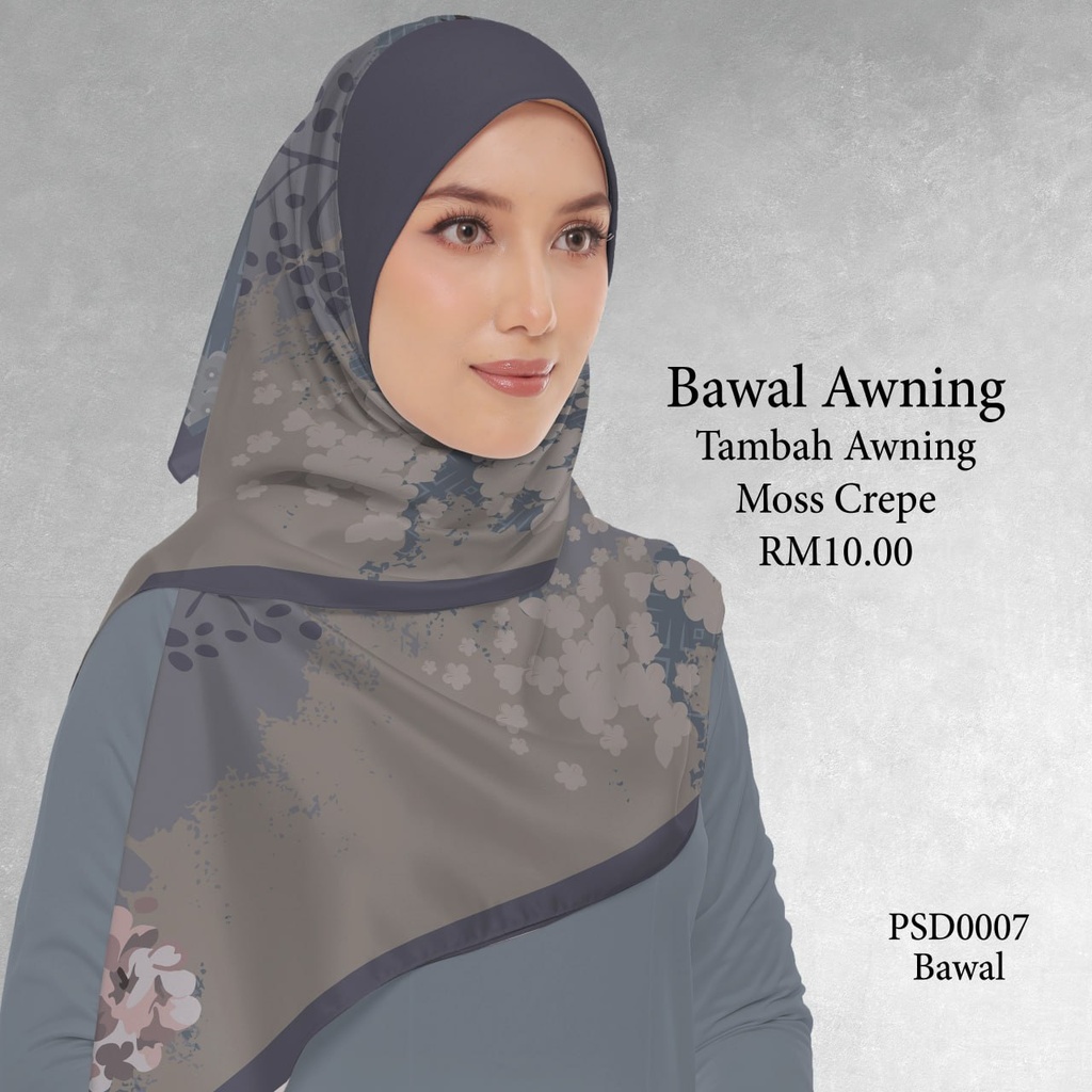 Tudung Bawal (Square Hijab) in PSD0007