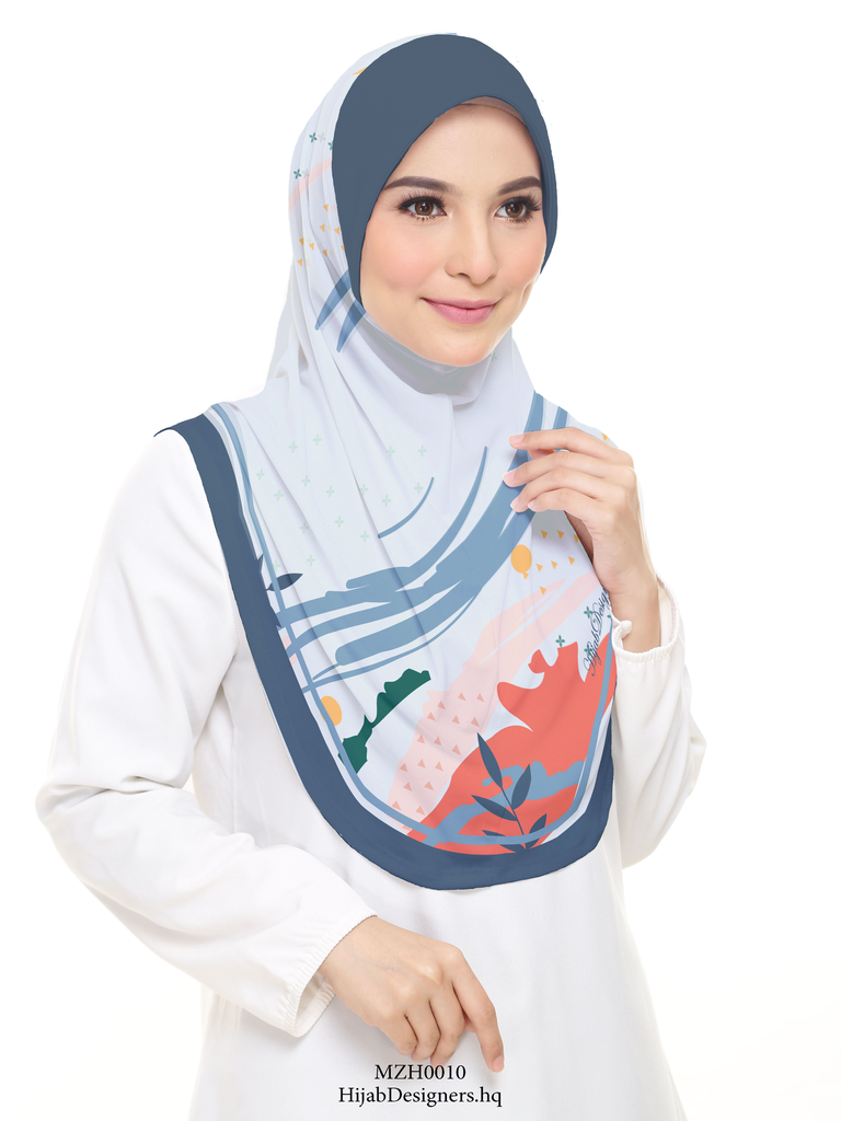 Tudung Sarung Printed in MZH0010