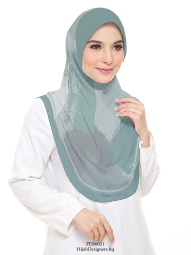 Tudung Sarung Printed in FDS0021