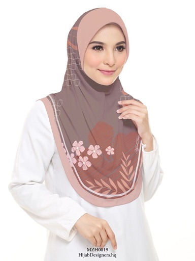 Tudung Sarung Printed in MZH0019