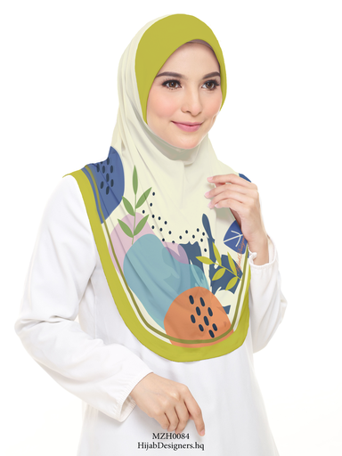 Tudung Sarung Printed in MZH0084