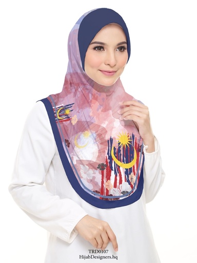 Tudung Sarung Printed in TRD0107