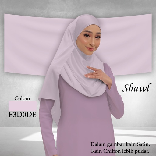 Shawl Plain E3D0DE 