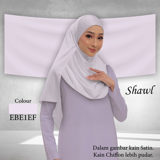 Shawl Plain EBE1EF 