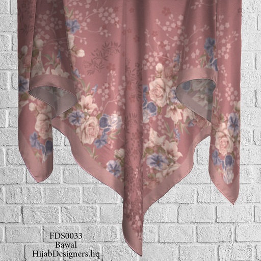 Tudung Bawal (Square Hijab) in FDS0033