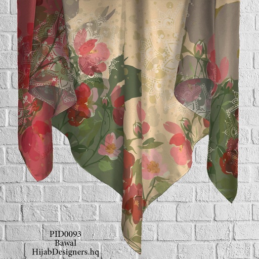 Tudung Bawal (Square Hijab) in PID0093