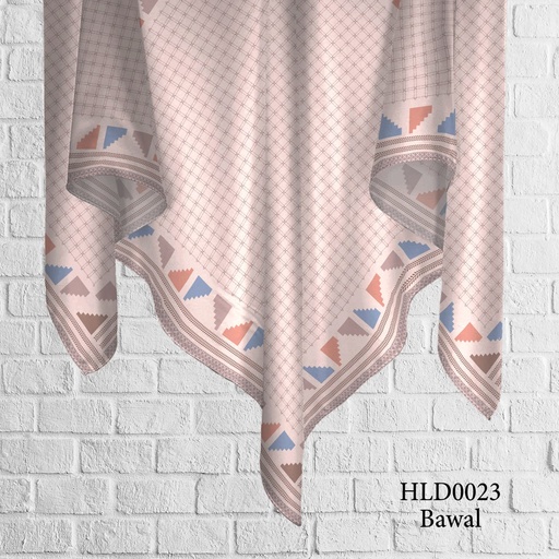 Tudung Bawal (Square Hijab) in HLD0023