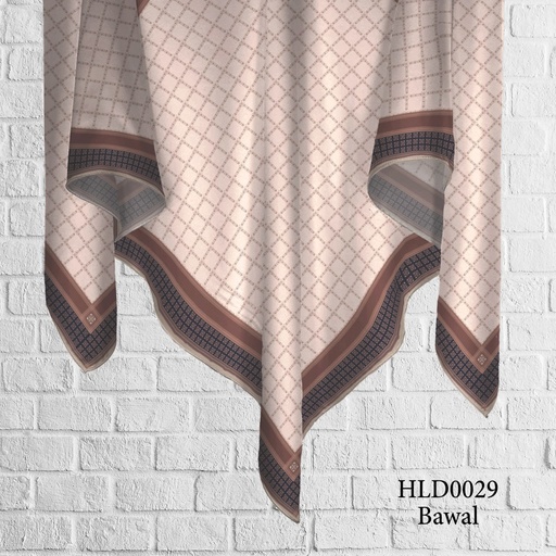 Tudung Bawal (Square Hijab) in HLD0029